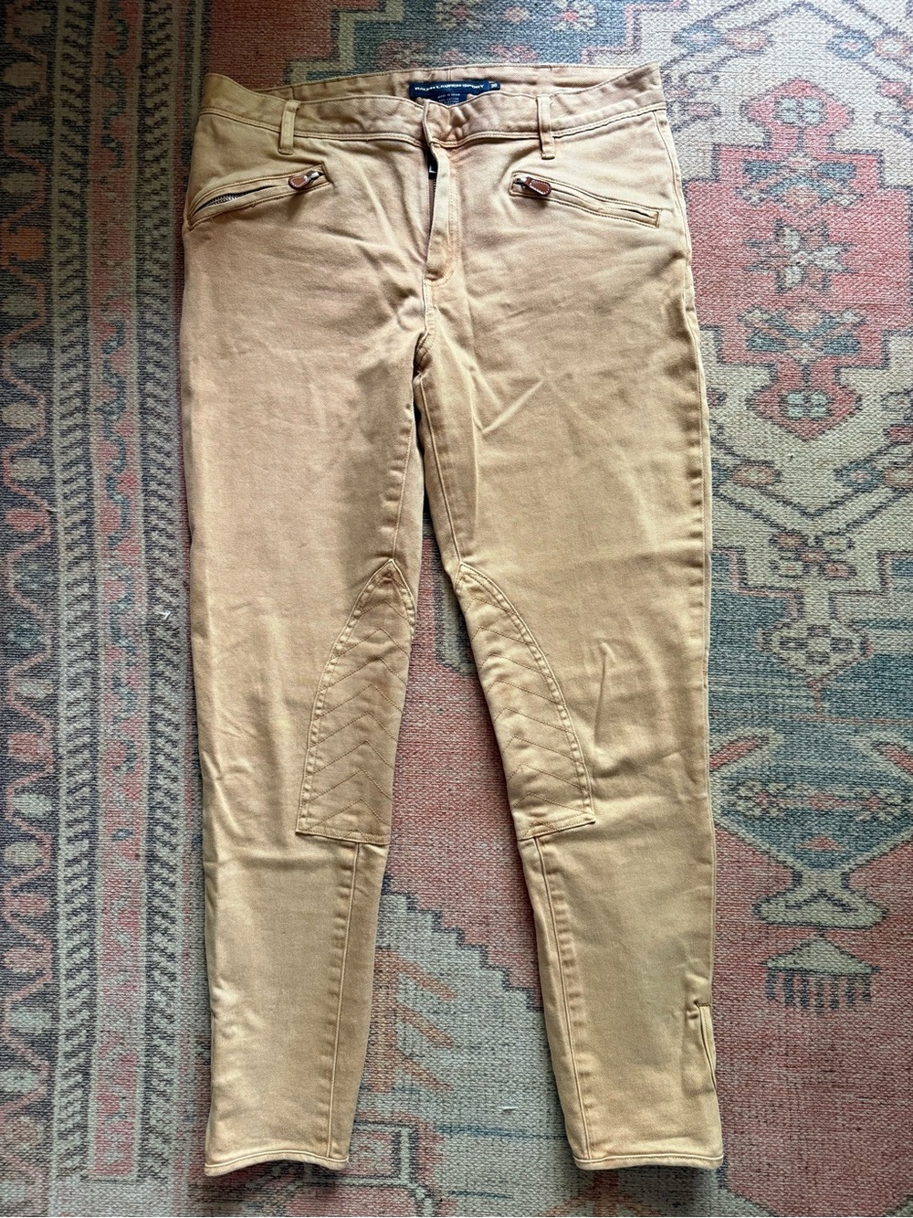 Ralph Lauren Sport Camel Equestrian Style Pants